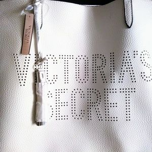Victoria Secret White Large Tote Bag